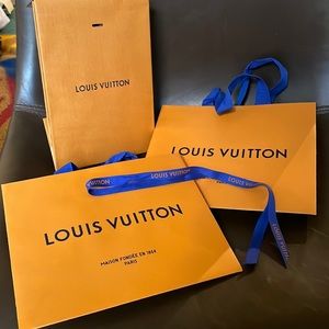 Louis Vuitton shopping bags